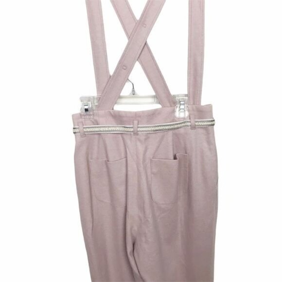 Leur Logette Wool Blend Mauve Strappy Suspender Style Trouser Pants Approx XS - Picture 7 of 13